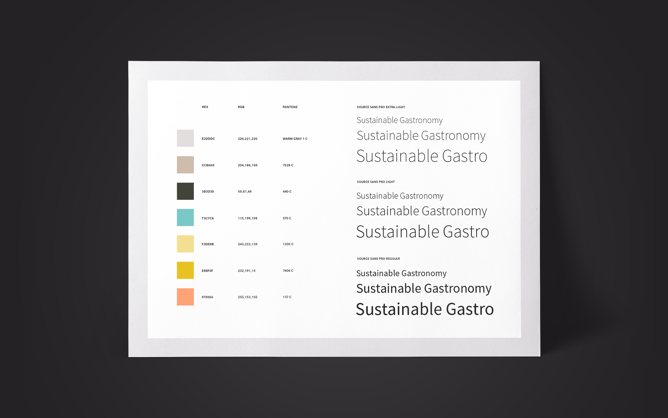 sustainable-gastronomy-palette-and-typography