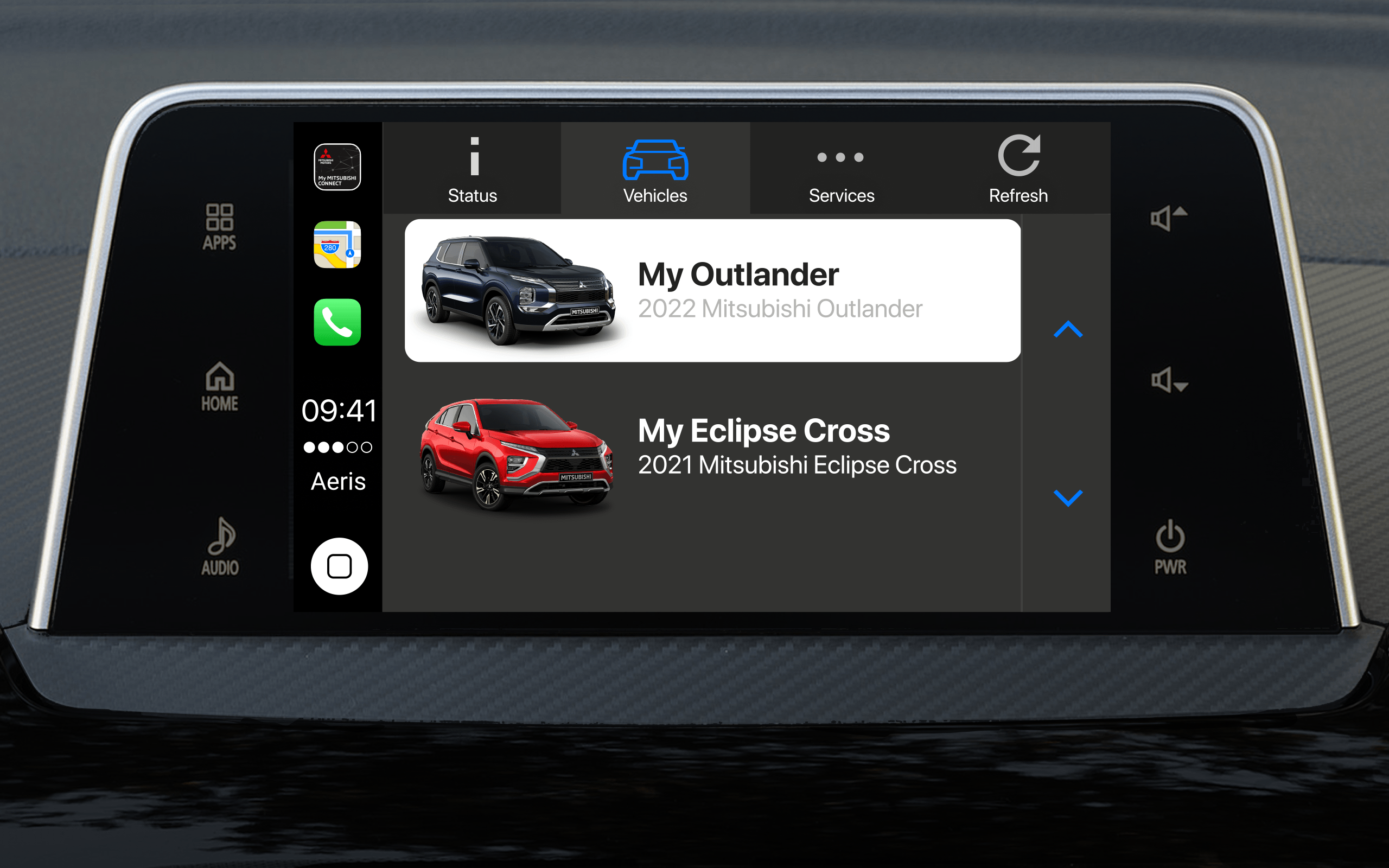 Mitsubishi CarPlay and Android Auto integration