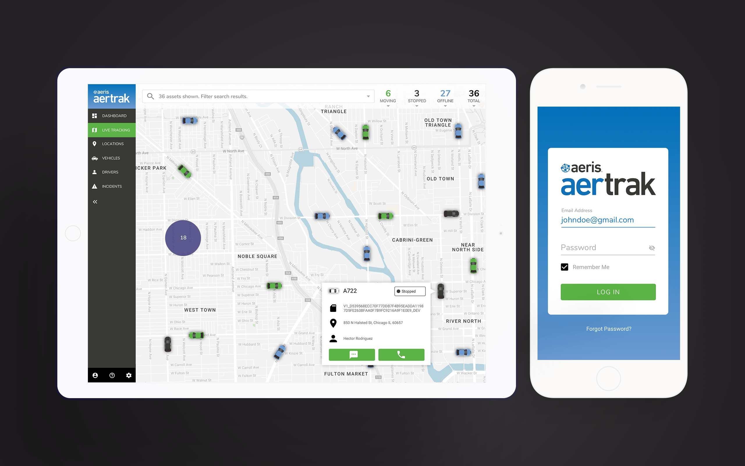 Aertrak-desktop-mobile-interface