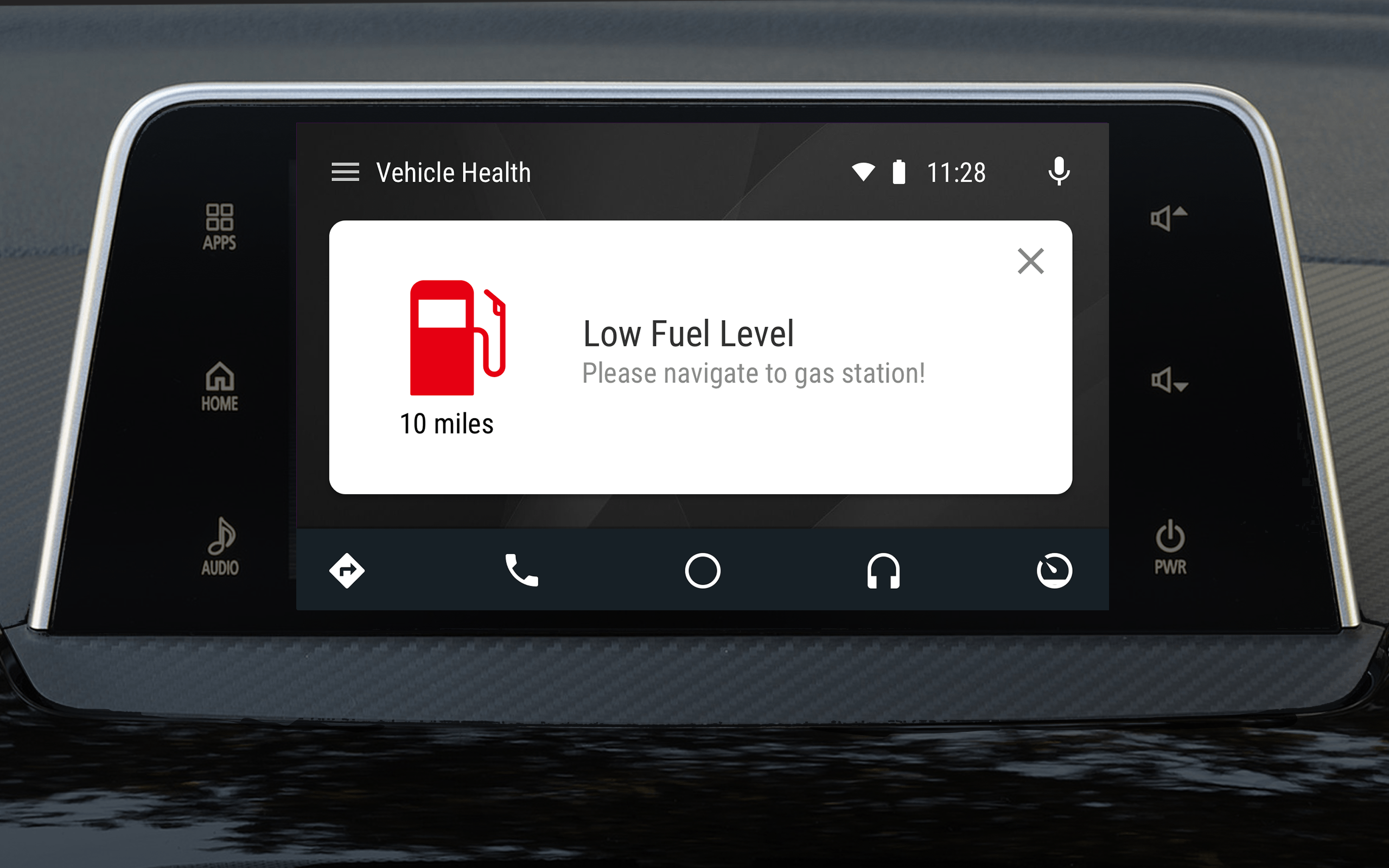 My-Mitsubishi-Connect-Android-Auto-Low-Fuel