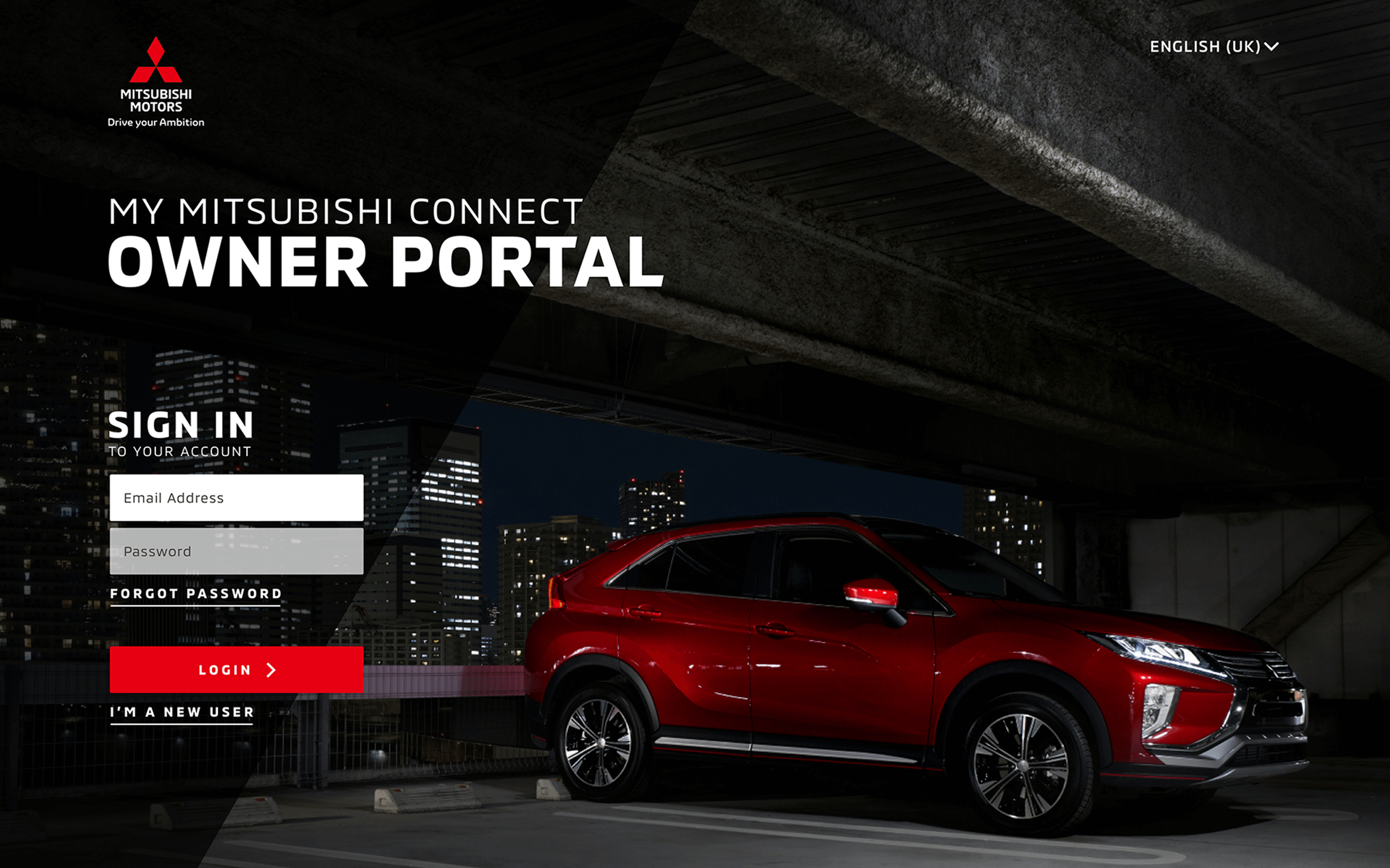 My Mitsubishi Connect Owner Portal